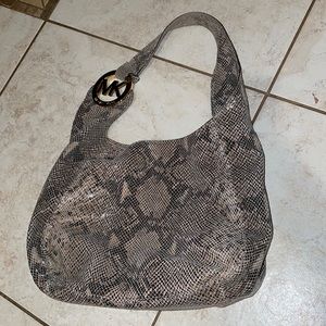Michael Kors Snakeskin Hobo bag
